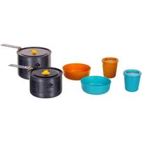Sea To Summit Frontier UL 2 P Pot Set ACK027031-122103, 830g, 2L+3L, 8 vnt., anoduotas aliuminis, keraminė danga, nuimama rankena