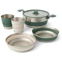 Sea To Summit Frontier UL One Pot Cook Set, ACK026031-122103, 3l, 1.29kg, 5 vnt., nerūdijantis plienas, silikonas