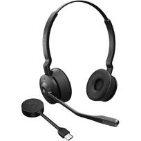 Jabra Engage 55 SE 9659-470-111, dvikanalės ausinės, USB-C, DECT, Bluetooth, 13h pokalbio laikas, 150m diapazonas, Microsoft Teams