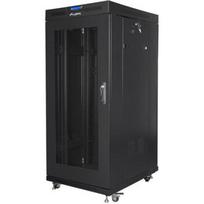Lanberg serverių spinta FF01-8015-23BL, 19", 15U, 80x100x90.5cm, 800kg, IP20, su LCD, juoda