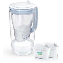 Brita Glass+ filtro ąsotis 1056988, 2.5L, 1.5L filtruoto, 2x MaxtraPro PP, mėlynas