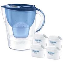 Brita Marella 1056047, 2.4L, 4 filtrai, Maxtra Pro PP, ergonomiškas, mėlynas