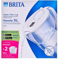 Brita Marella XL 1056033, 3,5L, 150L, Maxtra Pro PP filtras, ergonomiška rankena, baltas