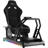 Huzaro Speed 9.0 HZ-SPEED 9.0, sim lenktynių karkasas, 1200mm, 600mm, 1100mm, aliuminis, 120kg, LED, stiklo pluoštas, Logitech