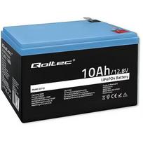 Qoltec 53713 LiFePO4 akumuliatorius, 12.8V, 10Ah, 128Wh, BMS, 3000 ciklų, ličio geležies fosfatas