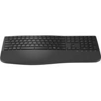 HP 680 Comfort dviejų režimų klaviatūra 8T6L8AA, RF belaidis + Bluetooth, 2.4GHz, 10m, QWERTY, juoda, ergonomiška, riešo atrama