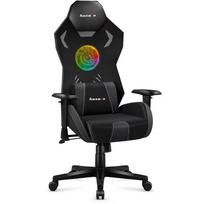 Huzaro Combat 7.6 RGB Black žaidimų kėdė su ventiliatoriumi, HZ-COMBAT 7.6 RGB BLACK, 120kg, 155°, 73CFM, 0-1200RPM, 20dB, 2xUSB