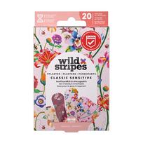 Wild Stripes Classic Sensitive Vintage Flowers - Hypoalergenní náplasti ( 20 ks ) Kūno priežiūra