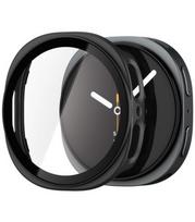 Juodas dėklas Samsung Galaxy Watch 8 / 9 (44 mm) laikrodžiui "Spigen Thin Fit 360"