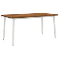Kvadratinis valgomojo stalas 160 x 80 x 75 cm Natūrali