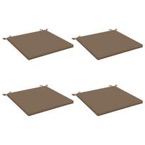 4 dalių sėdynės pagalvėlės SOEST 4 vnt. 100% poliesteris Taupe