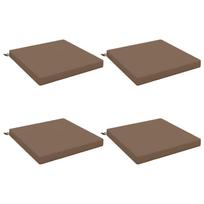 4 dalių sėdynės pagalvėlės SOEST 4 vnt. 100% poliesteris Taupe