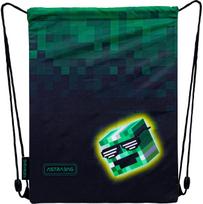Sportinis maišelis ASTRABAG Pixel Hero, 40 x 33 cm