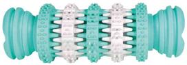 Trixie Denta Fun Bone Mint Flavour natūralaus kaučiuko žaislas šunims su mėtos skoniu, 11 cm