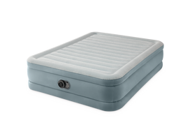 Pripučiamas čiužinys INTEX Queen Premium Comfort su integruota elektrine pompa, 152×203×46 cm