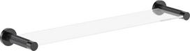 Mexen Triv kabanti stiklinė lentyna, juodas chromas - 70A33061-73, Mexen Triv kabanti stiklinė lentyna, juodas chromas - 70A33061-73