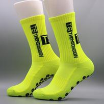 Non Slip Football Socks Mens Friction Gasket Tube Running Ice Snow Hiking Sports Over Knee Stockings Basketball Socks One Size