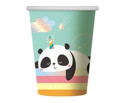 Vienkartiniai popieriniai puodeliai Dreamy Panda, 266 ml, 6 vnt PF-KRP9