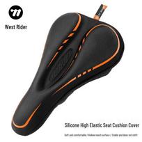 WestBiking Storas Minkštas Silikoninis Dviračio Sėdynės Užvalkalas black