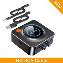 NFC Bluetooth Adapter 3D Stereo Music Wireless Bluetooth Audio Receiver 3.5mm AUX Support TF Card Play For Car Kit Speakers NO RCA Cable