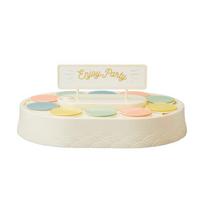 360Degree Automatic Rotary Sushi Machine Rotating Dessert Display Stand Swing Tray Cupcakes Turntables with 10 Trays