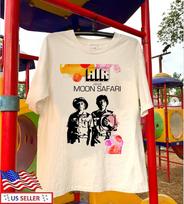 AIR Band Moon Safari Tour 2025 France T Shirt Full Size   SN570 Unisex T-Shirt XL