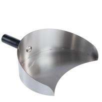 Crescent Shape Kebab Doner Shovel Stainless Steel Meat Catcher Barbecue Shovel  Restaurant sidabras