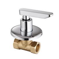 1 vnt. Varinis vonios maišytuvo ventilis 1/2'' 3/4'' Vonios dušo šalto vandens maišytuvo ventilis Viena rankena Paslėptas kampinis ventilis Priedas A1