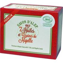 Premium Organic Aleppo Soap with 7 Oils and Nigella Seeds