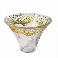 Japanese Mount Fuji Sake Glass Cup Sasaki Household Tea Cup Soju Cocktail Gold Foil Glasses Teaware Drinkware Gift for Friends 65ml skaidri