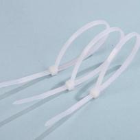 100pcs Plastic Nylon Cable Ties Self-locking Cord Ties Straps Adjustable Cables Fastening Loop Home Office Wire Zip Ties (as the picture,4in)