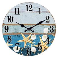 High-Standard Vintage Premium-Quality Starfish High-Standard Shell Superior-Grade Wood First-Class Plank High-Standard Texture First-Class Pattern (as the picture,10 Inches) gray