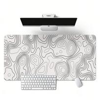 Line Mouse Pad XXL Laptop White NonSlip EdgeLocked Gaming Office Desk Mouse Pad Office Carpet Gaming Keyboard Computer Desk 800x400x2mm