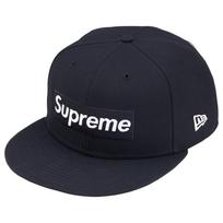 Aukščiausios žiedų dėžutės logotipas New Era tamsiai mėlyna 7 1/4 black