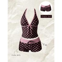 New Supply Thailand New Polka Dot Sexy Swimsuit Women's Split Bikini Polka Dot S