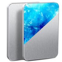 Freezing Quick Reusable Semi-permanent Stainless Steel Ice Pack Cooler Cool Pack Ice Pack Substitute Camping, Lunch Pack, 1 Piece blue