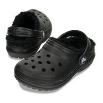 Crocs Kids Classic Lined Clog Toddler Black C6(130)