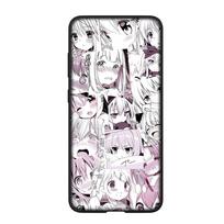 for Samsung Galaxy S25 S24 S23 S22 Ultra FE Plus A17 A37 A57 A56 A55 A06 A16 A15 A36 A26 A35 A05 A25 A54 A34 Case Ahegao Anime Girl Waifu Hentai Manga for Samsung Galaxy S10 Plus rausvai ruda