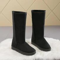 HOT 2026 winter new high-tube fashion all-match warm thick snow boots with bow knot snow boots women flat-heel snow boots 35 juoda