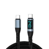 240W USB Type C Cable PD Fast Charging Phone Charger Data Cord For 15 16 Samsung Huawei USB C to USB C Quick Cable 0.5m gray