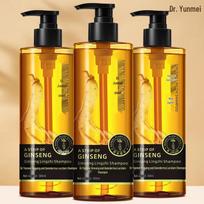 Yunmei Ginseng & Reishi Hair Growth Shampoo - Shiny Black Plant Extract Formula Yunmei Doctor Ginseng Ganoderma Shampoo geltona