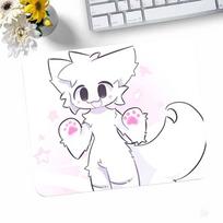 Boykisser Silly Cat Car Funny Mousepad Small LockEdge Mouse Pad For Gamers Computer Desk Pad Rectangular Anti-slip Rubber 180x220x2mm