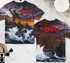 Dio Holy Diver albumo viršelis AOP 3D marškinėliai L gray