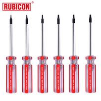 Rubicon 6-Piece Security Torx Screwdriver Set gray