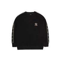 MLB New York Yankees FW22 Solid Logo Printed Crewneck Long Sleeve Sweatshirt Unisex sweatshirt Black 3AMTM0826-50 XS