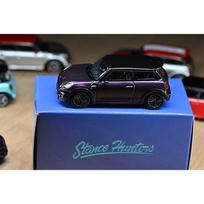 Sh 1:64 metalinių miniatiūrinių automobilių modelių žaislai Bmw Mini Cooper Jcw F56 lydinio transporto priemonės kolekcijai Darbalaukio eksponatas kolekcionieriams black