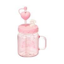 Starbucks Love Bani Heart Charm Glass Cold Cup 562ml ONE SIZE įvairiaspalvis