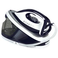 Steam Ironing Station 2600W 100 g/min 8 Bars ECO Function Ceramic Soleplate Anti-Scale System Removable Tank 1.5 L Blue 37 x 19.8 x 24 cm