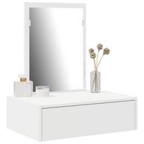 Makeup Table with Drawers White 60 x 40 x 70 cm Engineered Wood