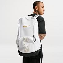 Nike 32L Varsity Elite kuprinė 'Balta/Juoda/Metalinė auksinė' ONESIZE
